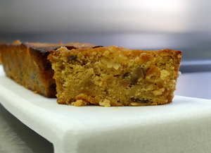 Traditional plum cake