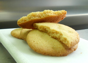 Galletas de cacahuete y chocolate