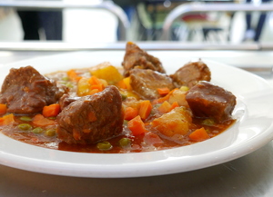 Sukalki (veal stew)