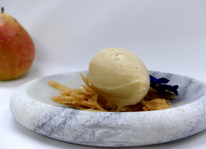 Blanquilla pear - lemon verbena sorbet