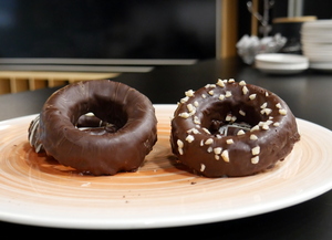 Donuts de naranja vegano