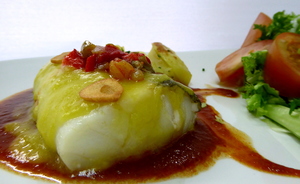 Bacalao al pil-pil o a la vizcaina