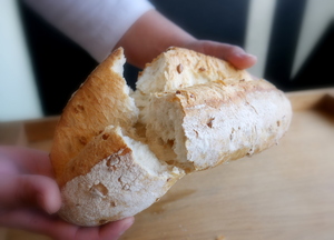 Sunflower seed and peanut bread