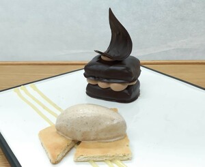 Chocolate and orange Mille-feuille