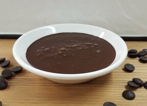 Salsa de chocolate vegana