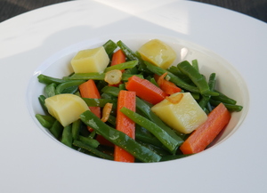 Green beans with potatoes