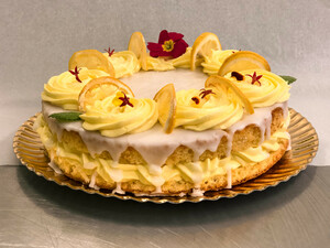 Tarta de limón y queso