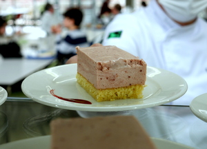 Tarta bavaroise de fresa