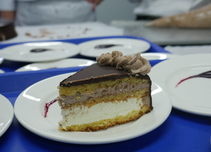 Tarta de trufa y nata