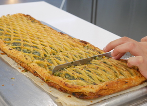 Puff pastry with vegetables