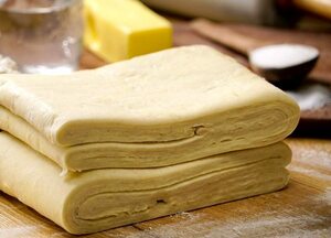 Inversed puff pastry