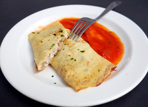 Vegetable crepes