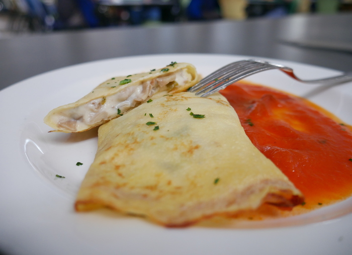 Vegetable crepes