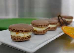 Macarons de cacao