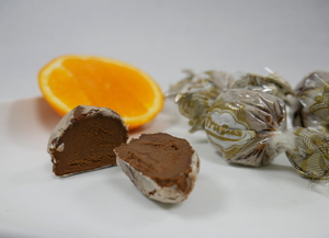 Orange truffle