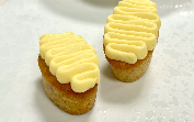 Financier de frambuesa y maracuyá