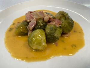Brussels sprouts curry garrison