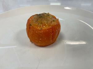 Tomatito asado de guarnicion