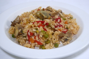 Arroz con verduras