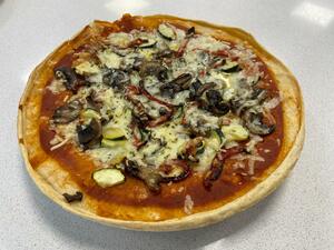 Pizza vegetariana
