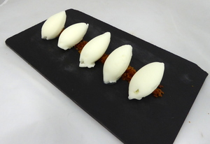 Lemon and mint sorbet