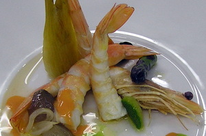 Marinated prawns