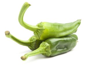 Pimiento verde del país