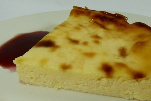 Tarta de queso al horno