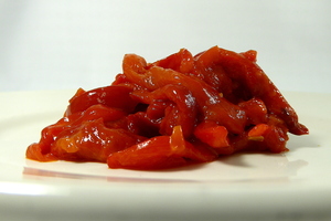 Red peppers stew