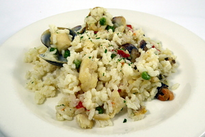 Seafood risotto