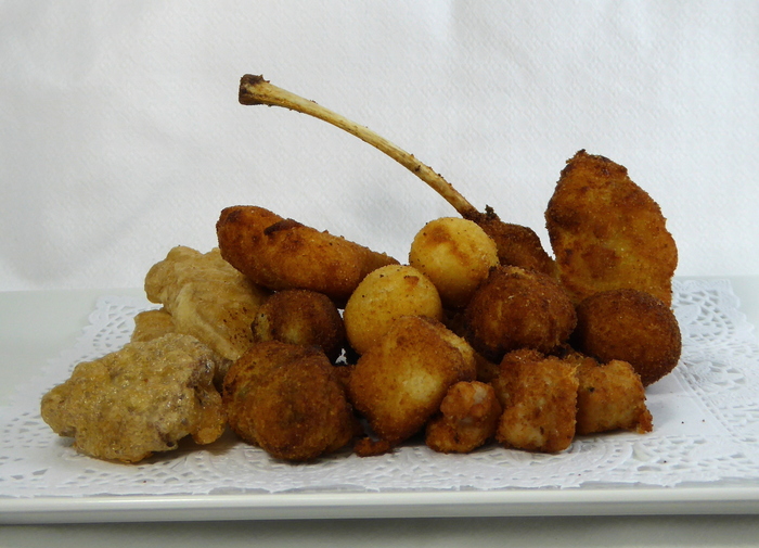 Assorted-fried snacks