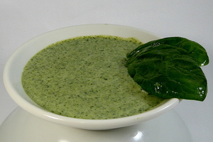 Spinach muslin