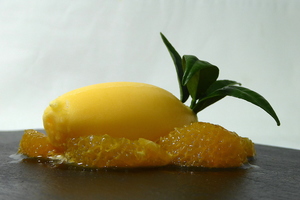 Sorbete de mandarina