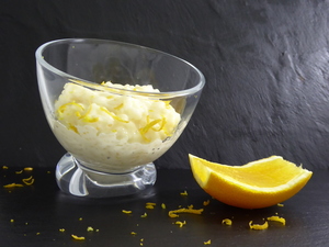 Citrus rice pudding 