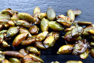 Caramelised pumpkin seeds