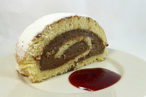 Chocolate swiss roll