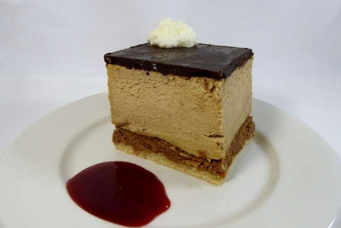 Coffee and caramel mousse