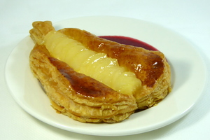 Pear puff pastry
