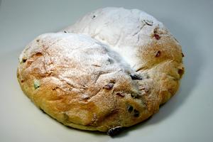Stollen or Christstollen «German Christmas bread»
