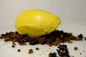 Passion fruit sherbet