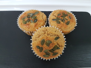 Pumpkin and cinnamon muffins 