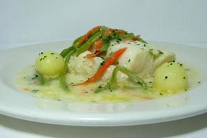 Bacalao al vino blanco