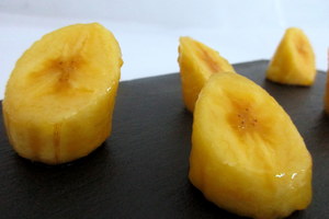 Plátano caramelizado