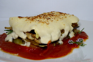 Lasagna de verduras 