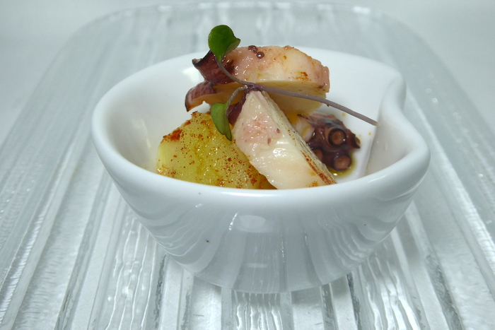 Galician style made octopus casserole