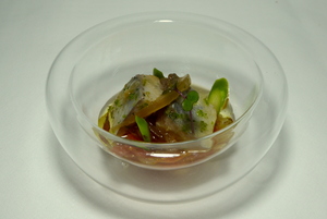 Marinated mackerel loins 