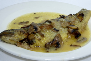 Trucha a la albahaca