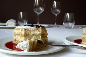 Tarta de crema de café