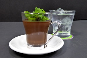 Mint hot chocolate