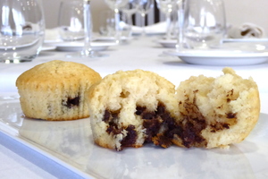 Muffins con chips de chocolate